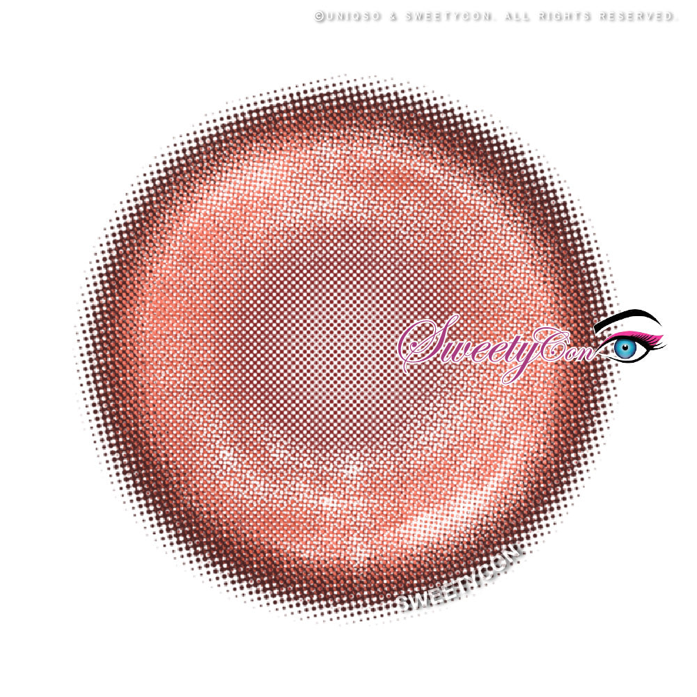 Sweety Delulu Red (1 lens/pack)-Colored Contacts-UNIQSO