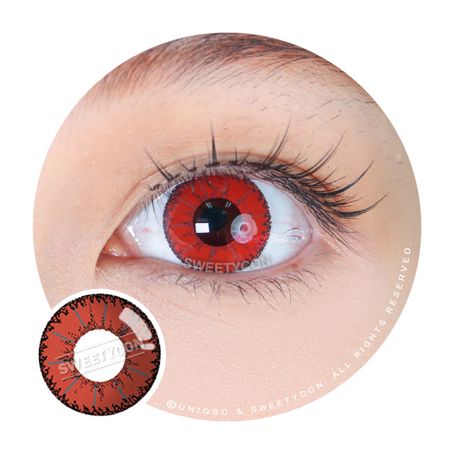 Sweety Devil Red colored contacts