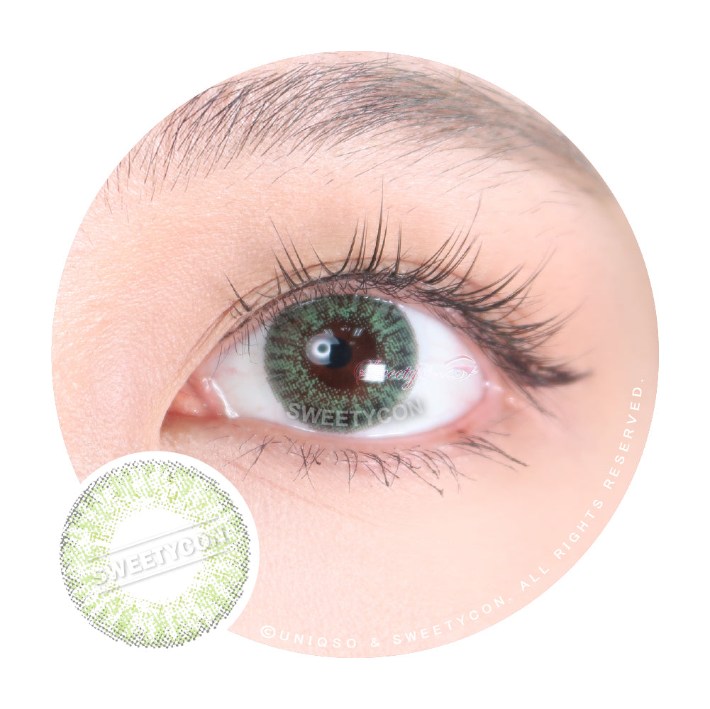 Sweety Emerald colored contacts
