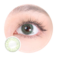 Sweety Emerald colored contacts