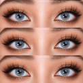 Sweety Hidrocor Icy Grey (1 lens/pack)-Colored Contacts-UNIQSO