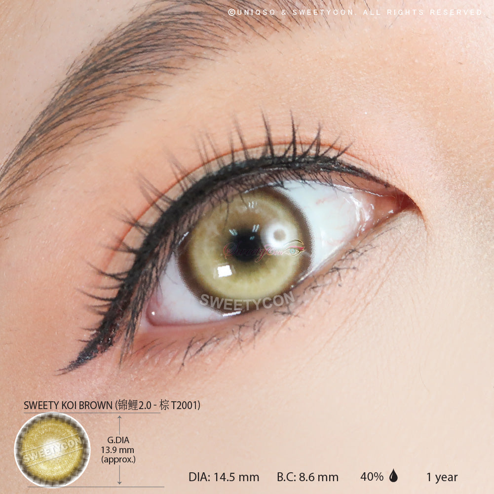 Sweety Koi Brown-Anime Cosplay Contacts-US Fast Shipping – UNIQSO