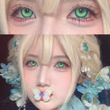 Sweety Koi Green (1 lens/pack)-Colored Contacts-UNIQSO