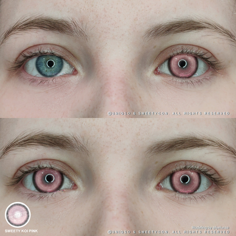 Sweety Koi Pink-Anime Cosplay Contacts-US Fast Shipping – UNIQSO