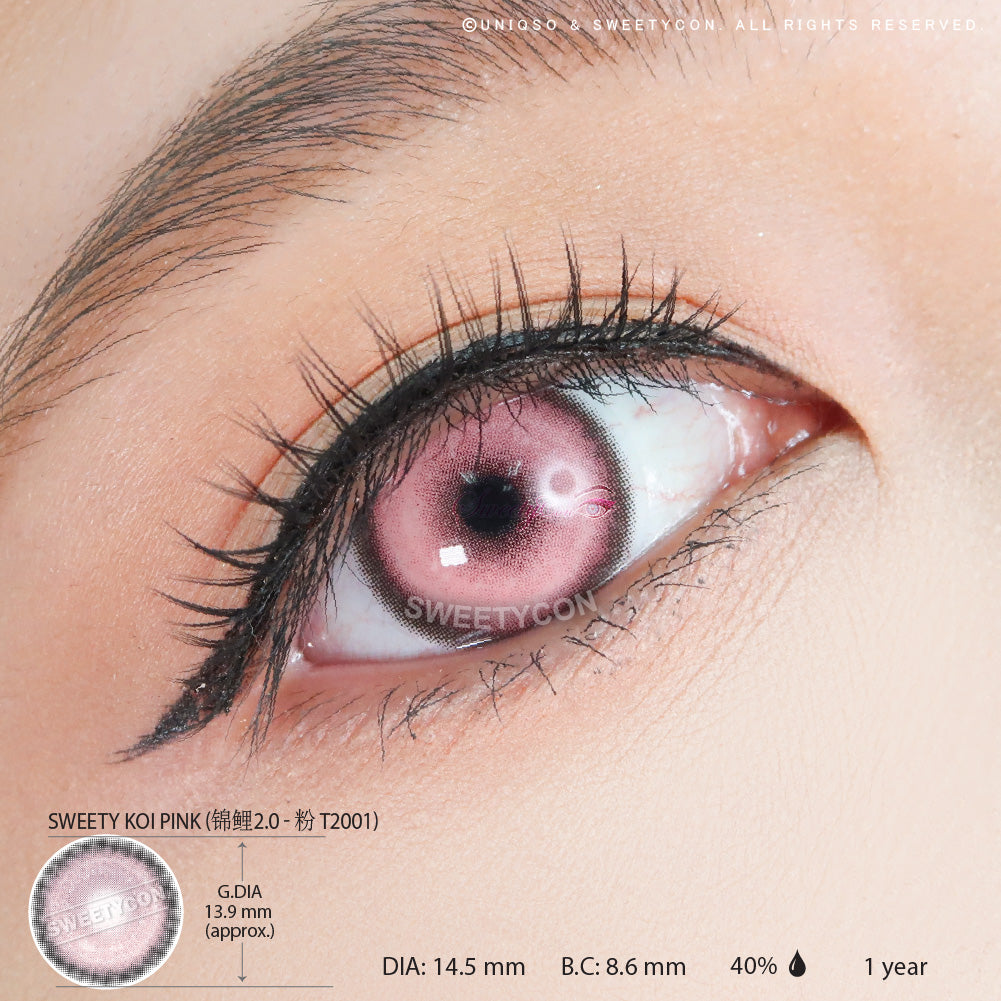 Sweety Koi Pink-Anime Cosplay Contacts-US Fast Shipping – UNIQSO