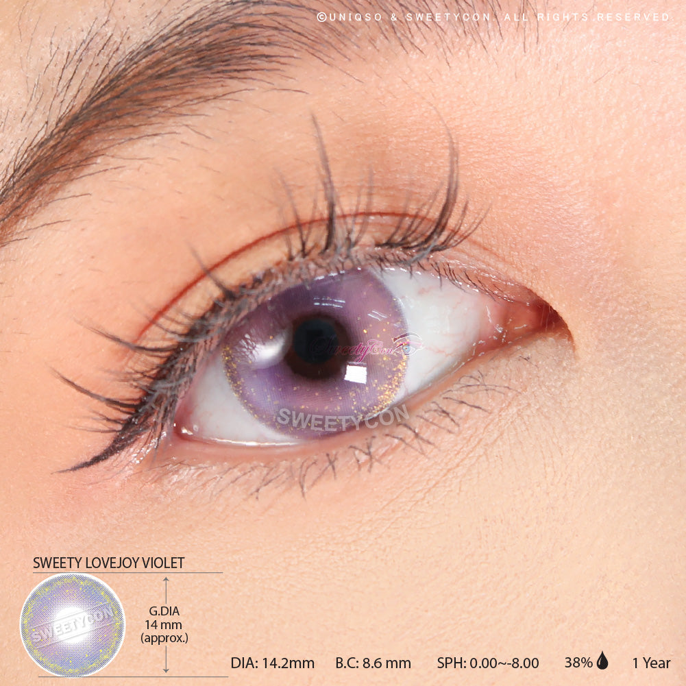 Sweety Lovejoy Violet Colored Contacts | For Cosplay or Daily Wear