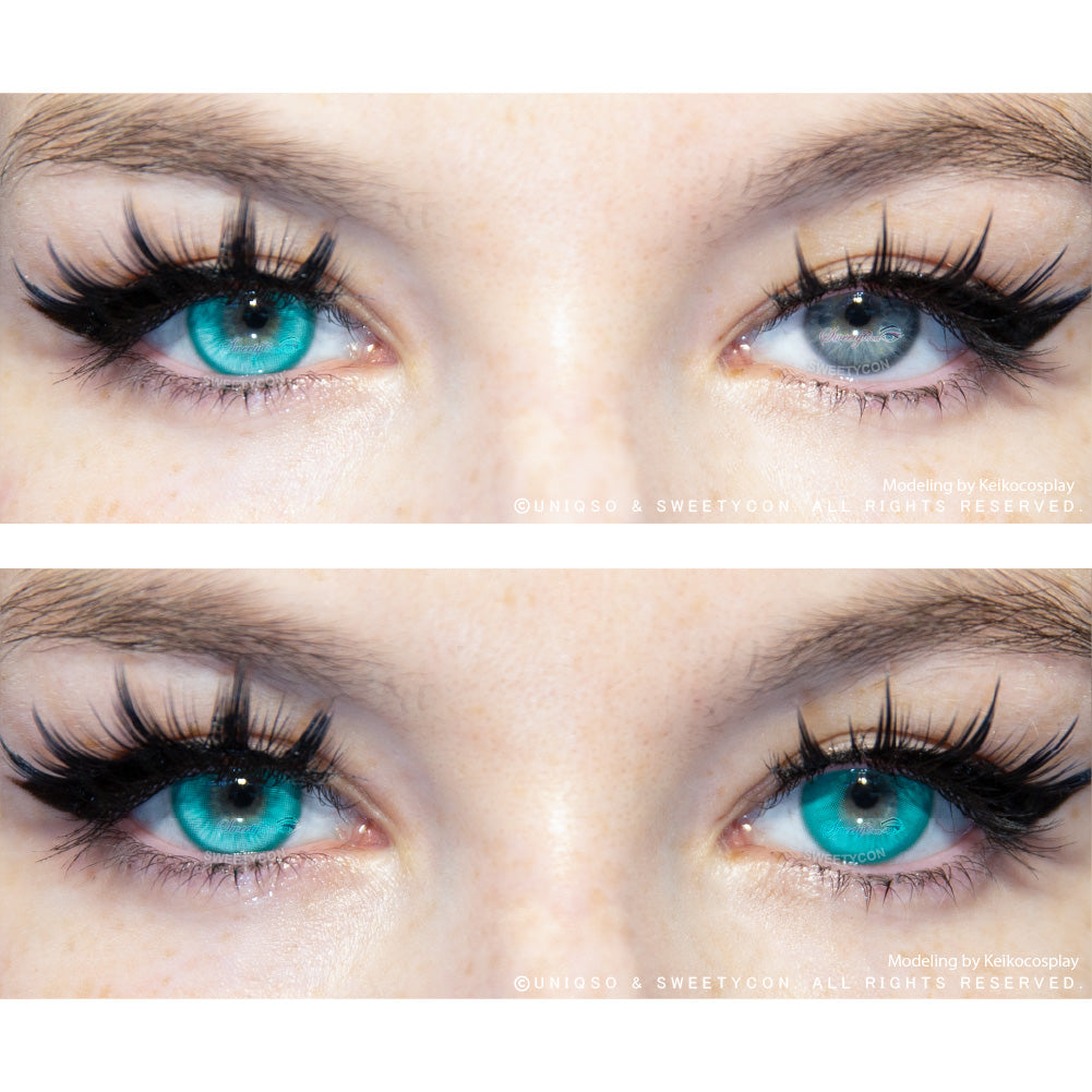 Sweety Magic Pop Cyan Green-Anime Cosplay Contacts-US Fast