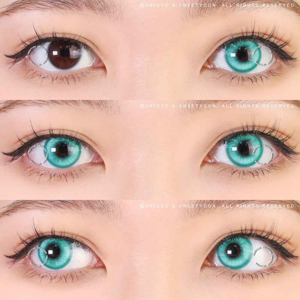 Sweety Magic Pop Cyan Green-Anime Cosplay Contacts-US Fast