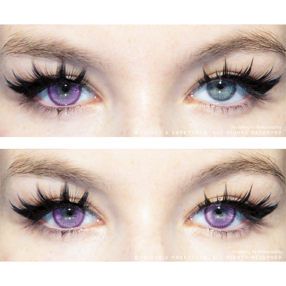 Sweety Magic Pop Violet-Anime Cosplay Contacts-US Fast Shipping