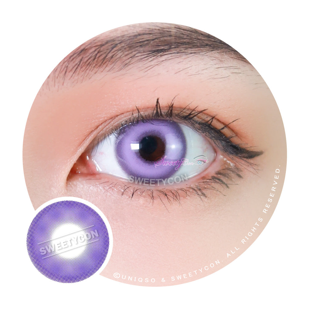 Sweety Milkshake Violet Colored Contacts – UNIQSO