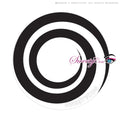 Sweety Mini Sclera Black Spiral (1 lens/pack)-Mini Sclera Contacts-UNIQSO