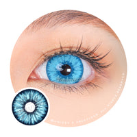 Sweety Mini Sclera Elf Blue (1 lens/pack)-Mini Sclera Contacts-UNIQSO