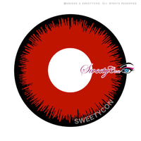 Sweety Mini Sclera Mystic Red (1 lens/pack)-Mini Sclera Contacts-UNIQSO