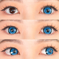 Sweety Mini Sclera Tokyo N Blue (1 lens/pack)-Mini Sclera Contacts-UNIQSO