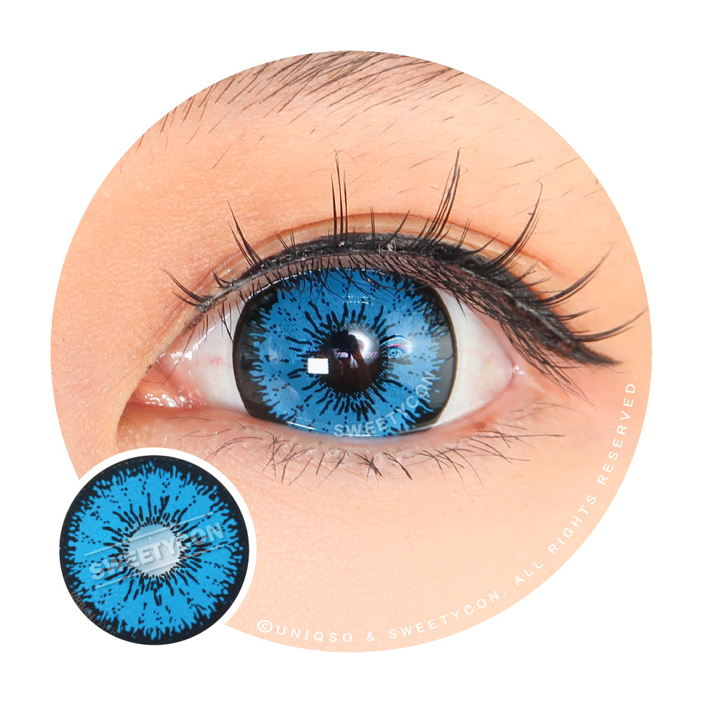 Sweety Mini Sclera Tokyo N Blue | Bright Blue & Halloween Contacts