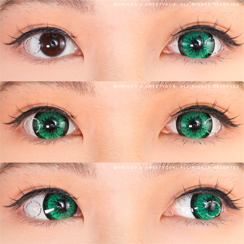 Sweety Mini Sclera Tokyo N Green | Bright Green & Halloween