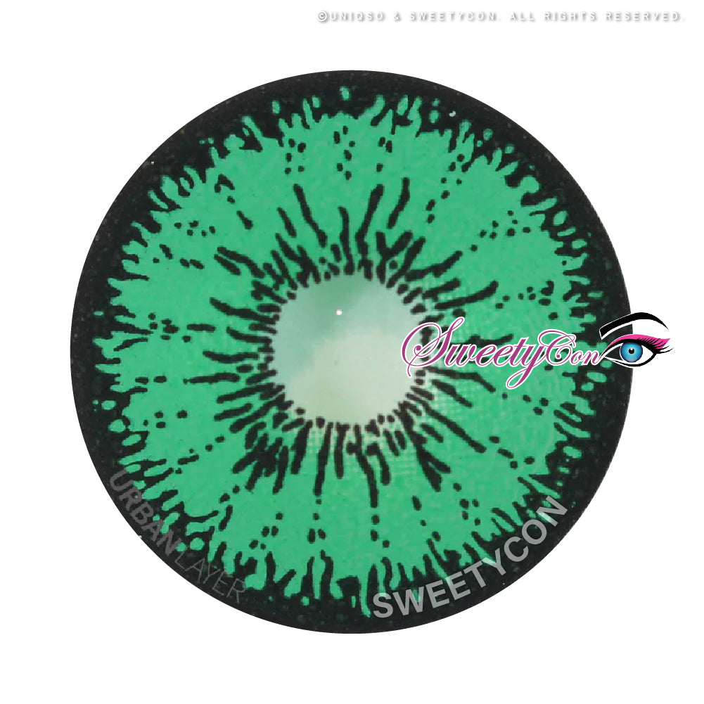 Sweety Mini Sclera Tokyo N Green | Bright Green & Halloween