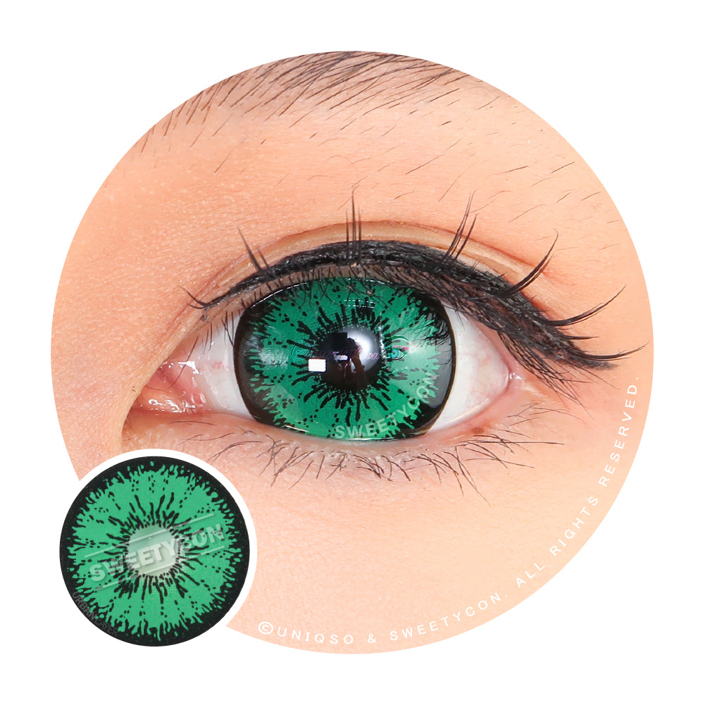 Sweety Mini Sclera Tokyo N Green | Bright Green & Halloween