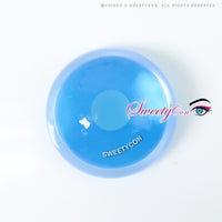 Sweety Mini Sclera UV Glow Blue (1 lens/pack)-Mini Sclera Contacts-UNIQSO