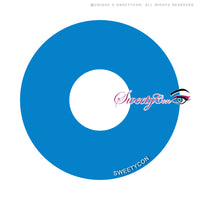Sweety Mini Sclera UV Glow Blue (1 lens/pack)-Mini Sclera Contacts-UNIQSO