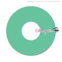 Sweety Mini Sclera UV Glow Green (1 lens/pack)-Mini Sclera Contacts-UNIQSO