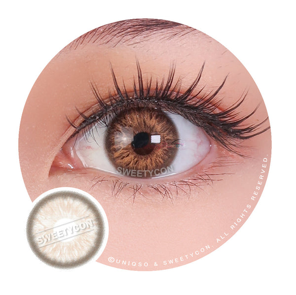 Sweety Momoco Love Letter Brown | Colored Contacts – UNIQSO