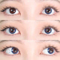 Sweety Ocean Blue Hazel colored contacts