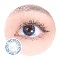Sweety Ocean Blue Hazel colored contacts