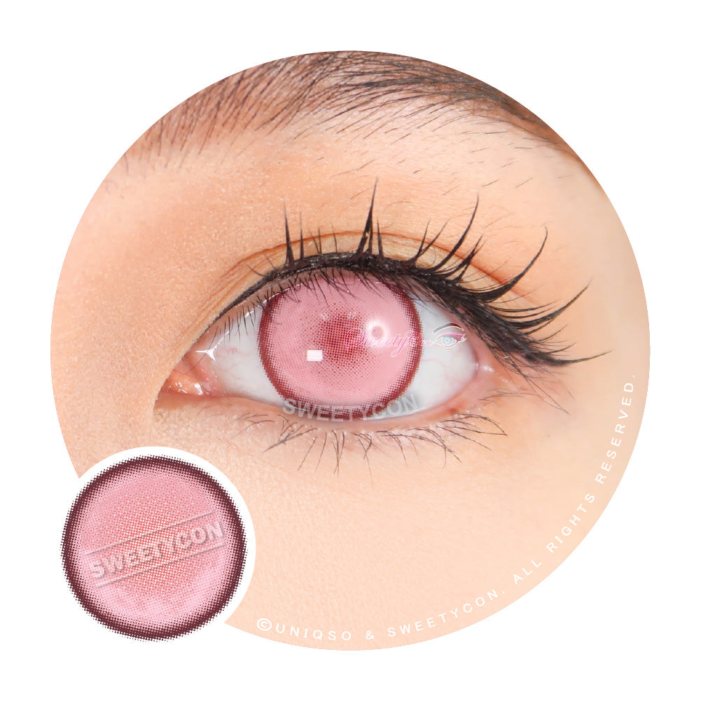 Sweety Paradise Pink Colored Contacts For Fairy Look – UNIQSO