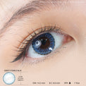 Sweety Pomelo Blue colored contacts