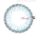 Sweety Pomelo Blue colored contacts