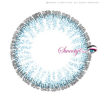 Sweety Pomelo Blue colored contacts