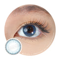 Sweety Pomelo Blue colored contacts