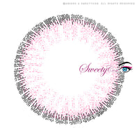 Sweety Pomelo Pink colored contacts