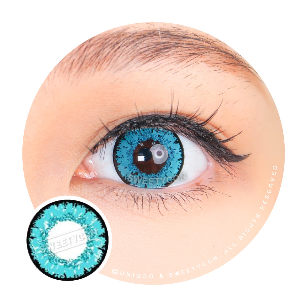 Sweety Queen Dark Blue Colored Contacts – UNIQSO