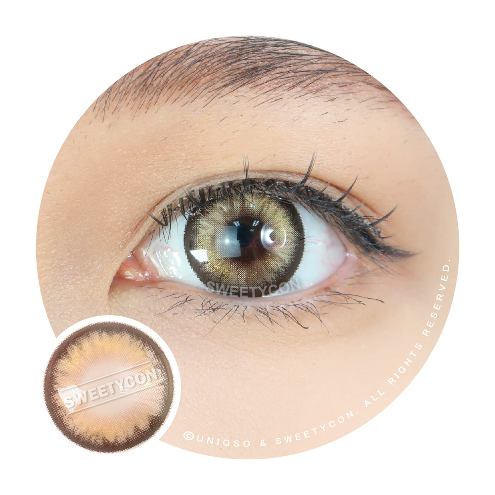 Sweety Stardust Brown | Daily Cosmetic Sparkle Colored Contacts
