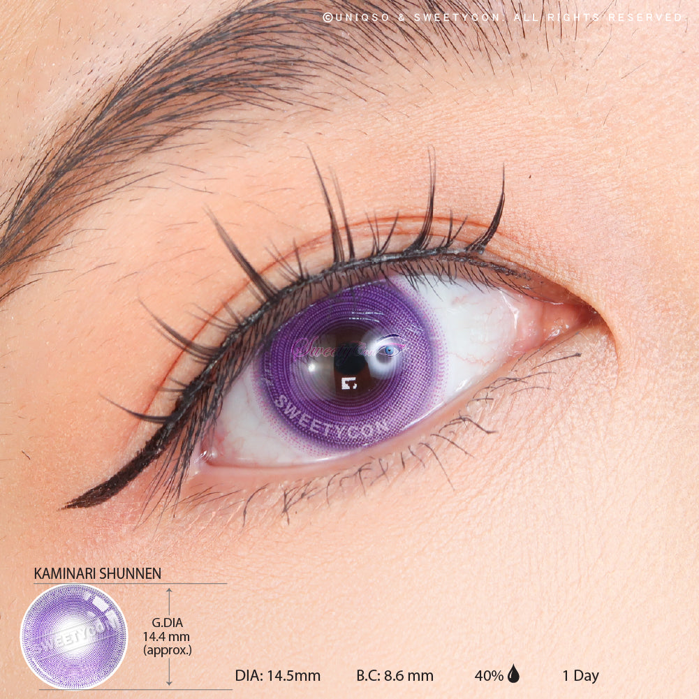 Sweety Kaminari Shunnen | Special Purple Colored Contacts For