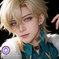 Sweety x Eyesinger Purple Diamond (2 lenses/pack)-Colored Contacts-UNIQSO
