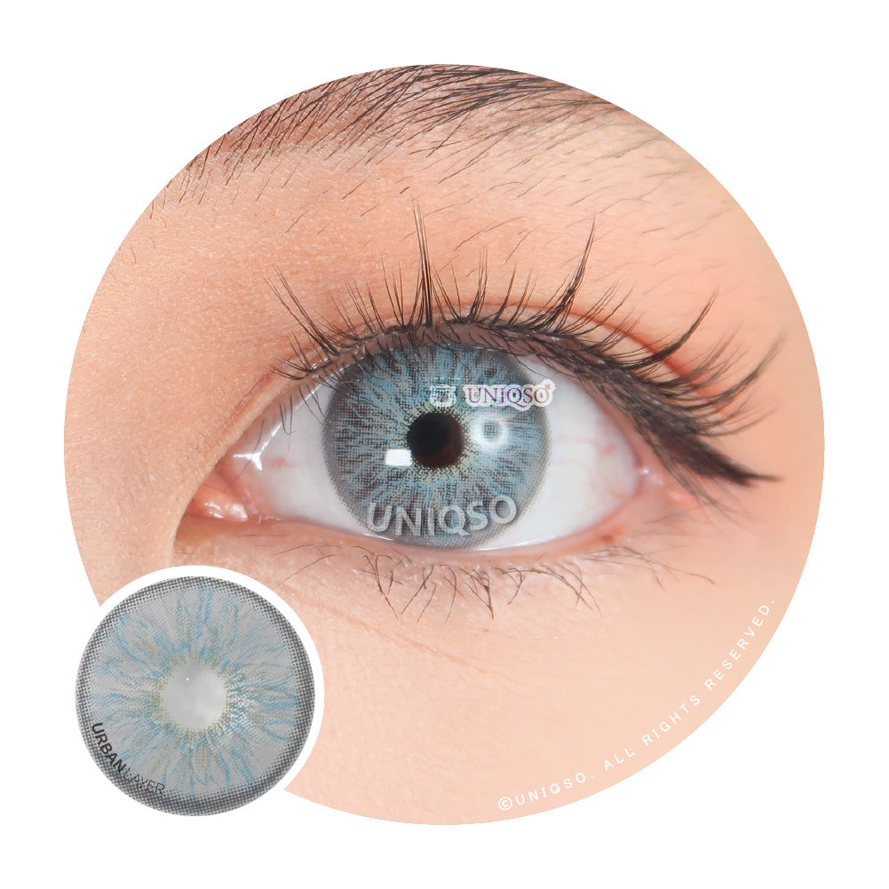 Urban Layer AI Gray (1 lens/pack)-Colored Contacts-UNIQSO