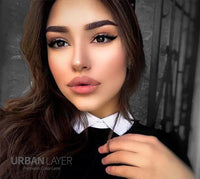 Urban Layer Cloud Black (1 lens/pack)-Colored Contacts-UNIQSO