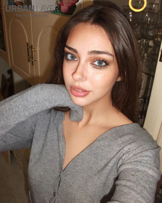 Urban Layer Cloud Blue (1 lens/pack)-Colored Contacts-UNIQSO