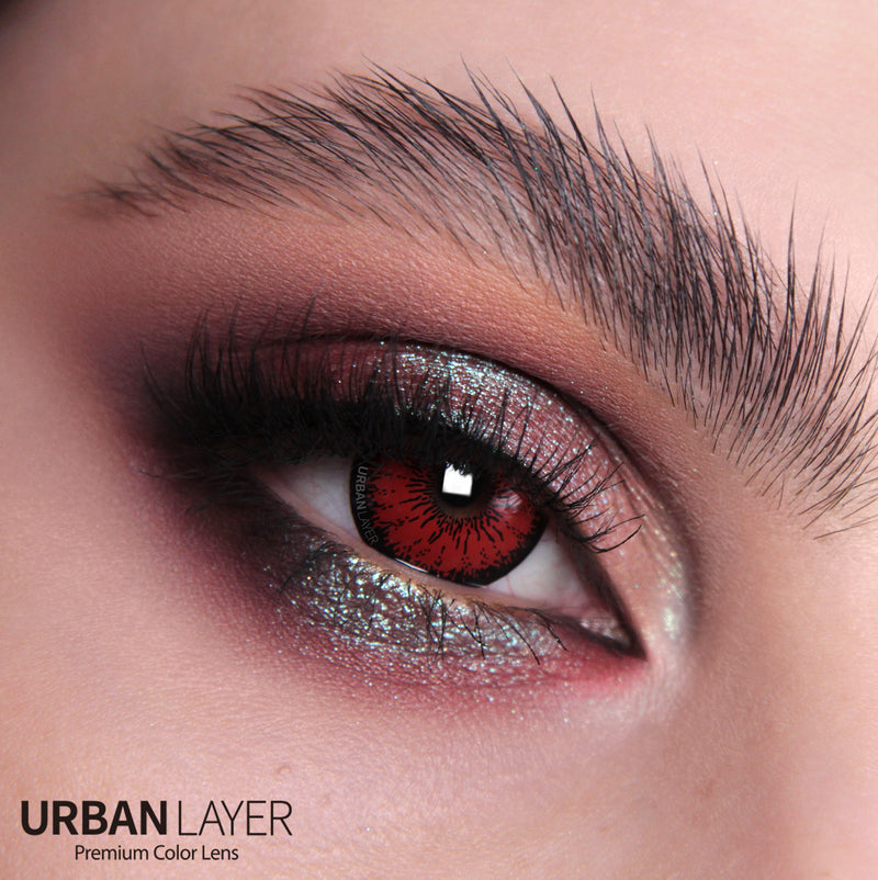 Urban Layer Crazy Lab Tokyo N Red Cosplay & Halloween Contacts