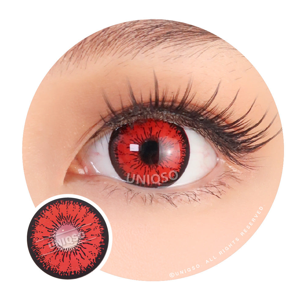 Urban Layer Crazy Lab Tokyo N Red Cosplay & Halloween Contacts