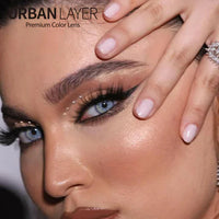 Urban Layer Las Vegas Ash Blue (1 lens/pack)-Colored Contacts-UNIQSO