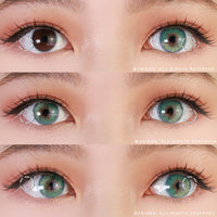 Urban Layer Las Vegas Jade Green colored contacts