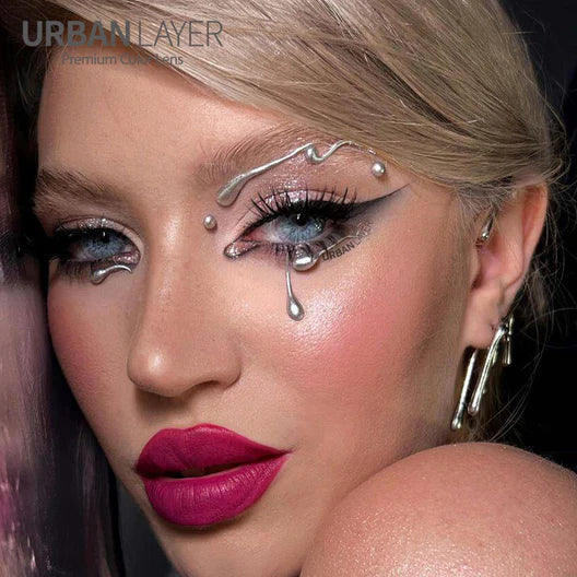 Urban Layer Las Vegas N Ash Blue (1 lens/pack)-Colored Contacts-UNIQSO