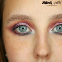 Urban Layer Melrose Ash Blue (1 lens/pack)-Colored Contacts-UNIQSO