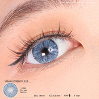 Urban Layer Palvin Blue colored contacts