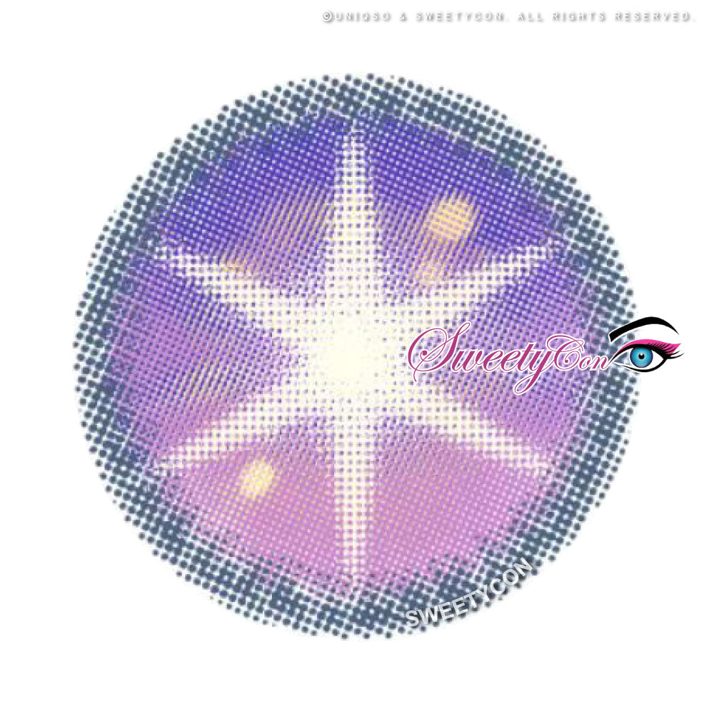 OWLMILS アウルミルズ tsukuyomi c.purpleGray Sweety Star Idol Violet | Purple Star Colored Contacts