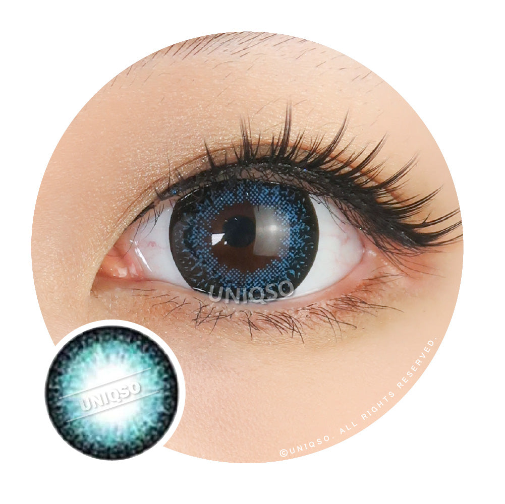 Cute Western Eyes Kira Kira Grey Colored Contact Lens for Charming